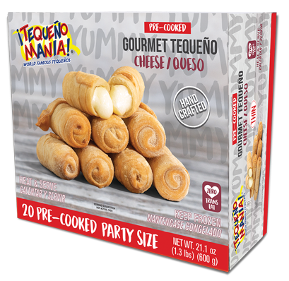 20 Pre-Cooked Gourmet Cheese Tequeño Party Size
