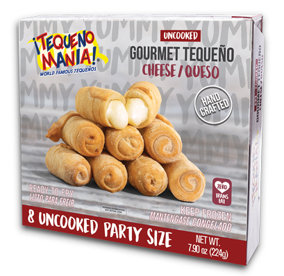 8 Uncooked Gourmet Cheese Tequeño Party Size