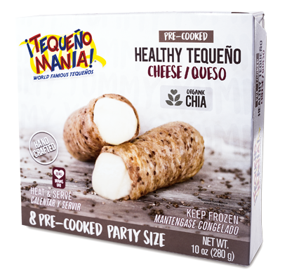 8 Pre-Cooked Healthy Cheese Tequeño Party Size