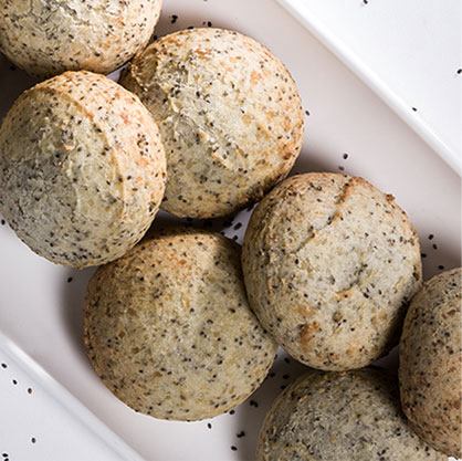 Healthy Pandebono with Chia seeds